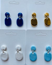 Image 3 of Double Blob Earrings