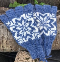 Image 1 of Woodland gloves - Blue - Ready to ship