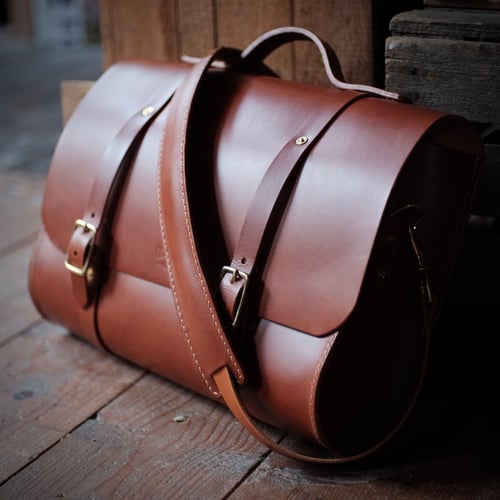 Image of Satchel bag (cognac)