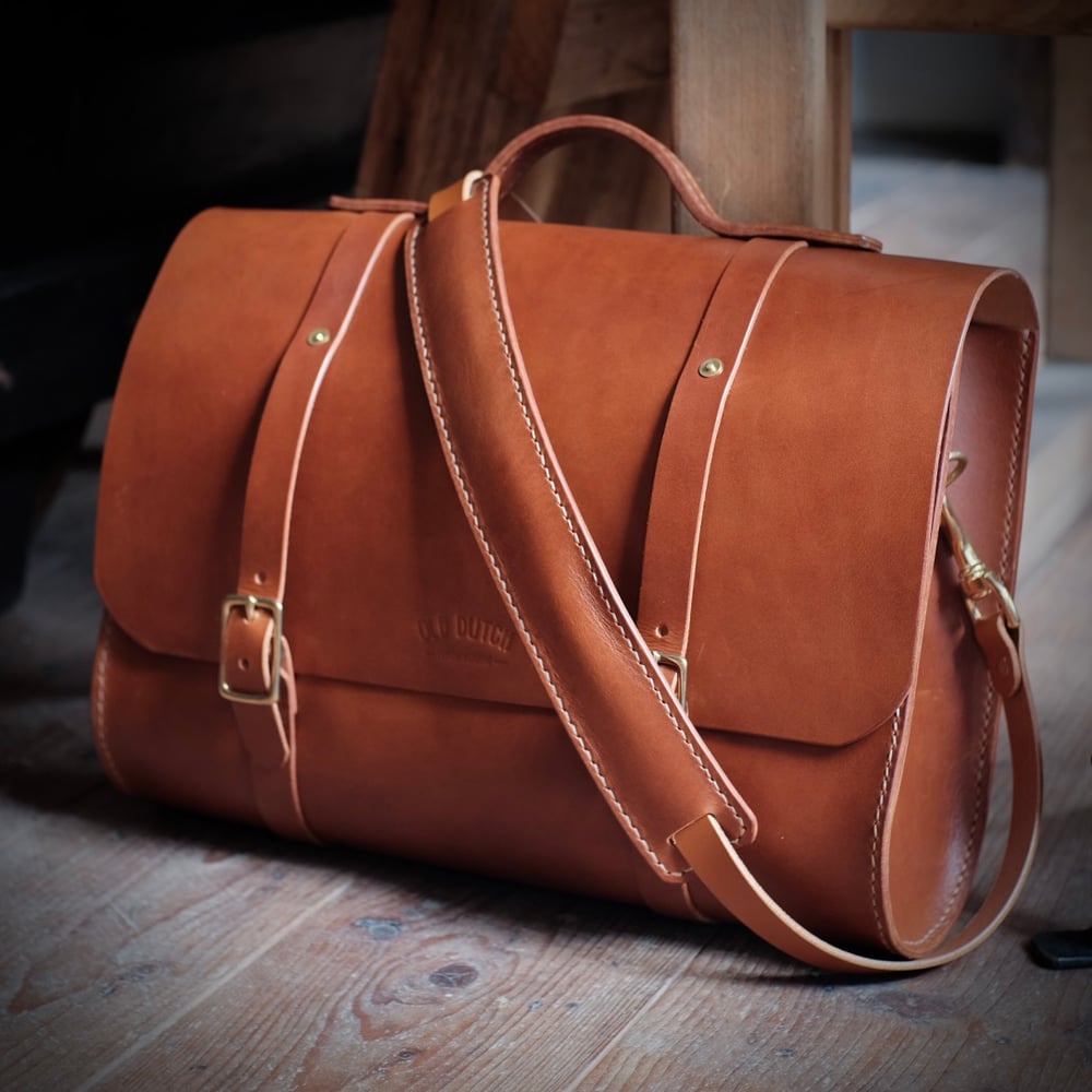 Image of Satchel bag (cognac)