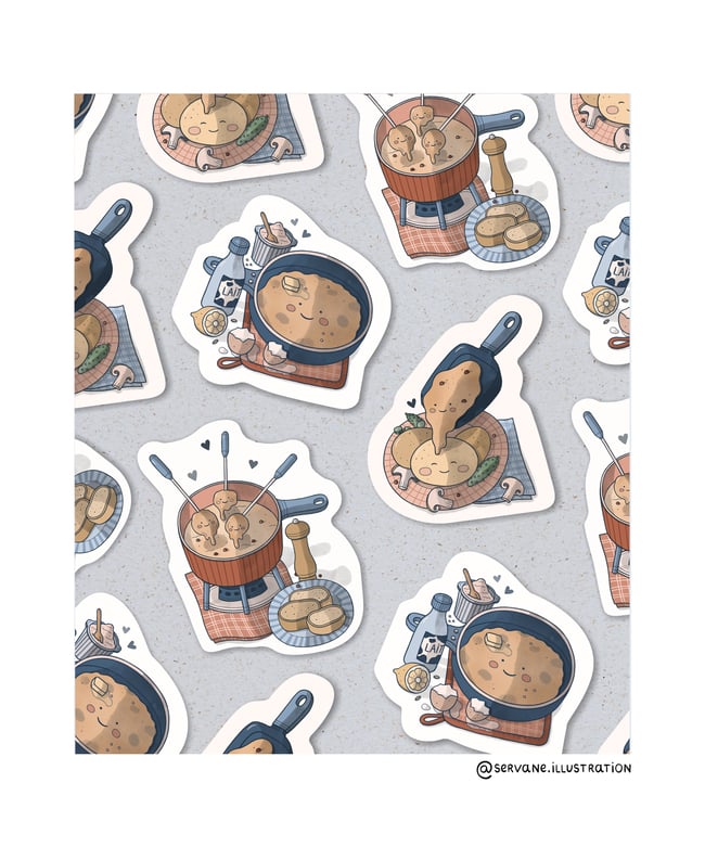 Lot de 3 stickers (quatre au choix)