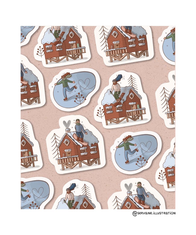 Lot de 3 stickers (quatre au choix)