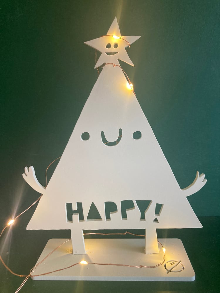 Image of Happy Tree (Cream)