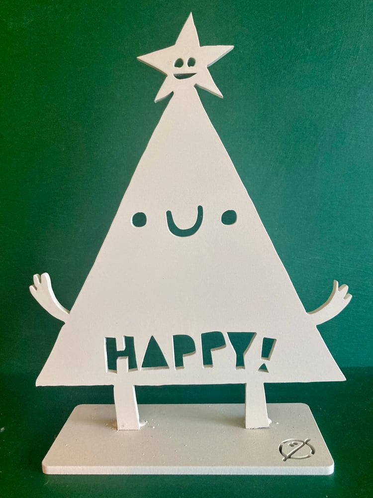 Image of Happy Tree (Cream)