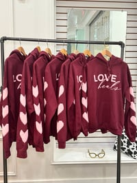 Love Heals Burgundy/ Pink 