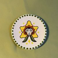 Daffodil girl plate 