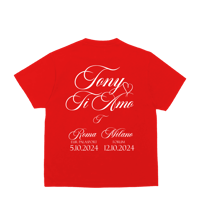 Image 2 of TONY TI AMO Red Tee