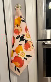 Image 4 of Pomegranate Pear Tea Towel