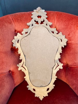 Image of Grand miroir en bois style Louis XV