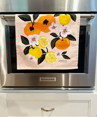 Image 3 of Persimmon Lemon Tea Towel