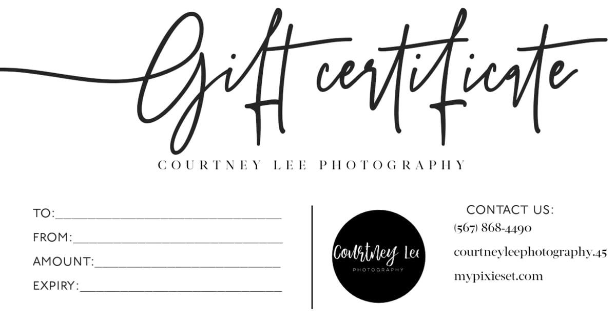 Image of GIFT CERTIFICATE SALE 