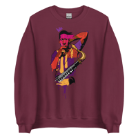 (TRANE)ing day (Maroon crewneck)