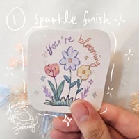 Image 2 of You're Blooming Diecut Sticker 