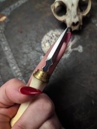 Image 2 of Wild Boar bone Pocket Knife