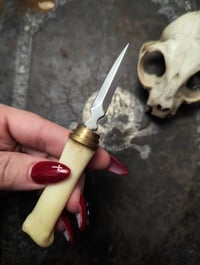 Image 4 of Wild Boar bone Pocket Knife