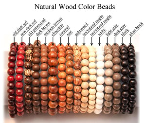 Image of Plain Natural Color Wooden Bracelet