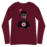 Detroit Finest (Maroon long sleeve) 