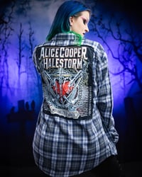 Image 1 of XL Alice Cooper Halestorm MIW 2019 Tour Flannel