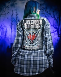 Image 5 of XL Alice Cooper Halestorm MIW 2019 Tour Flannel