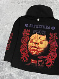 Image 4 of *Rare* Sepultura 1990’s ‘Roots’ Bootleg Hoodie