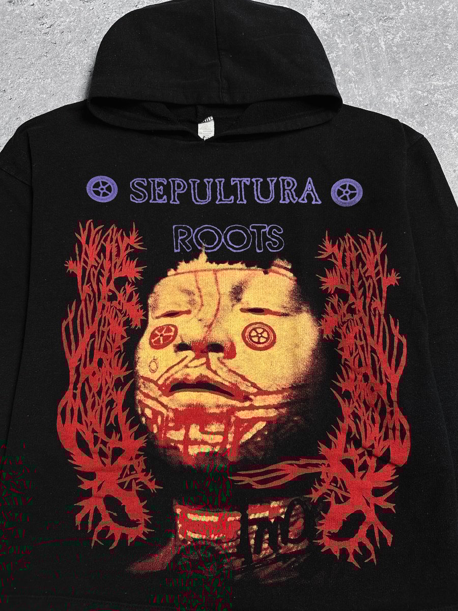 イタリア 90s Sepultura Roots フーディー バンド パーカー