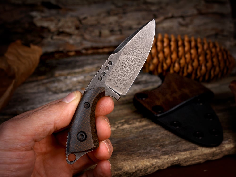 Custom Drop Point Fixed Blade #473