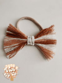 RTS Zara Bow- Large( Came, Tan, Cream)