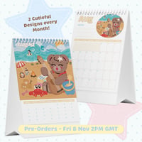 Image 2 of 2025 Lucky Gals Desk Calendar Kit