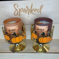 Image 3 of Pumpkin Candle Holder-Set of 2