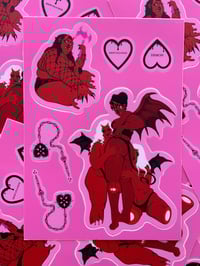 Image 1 of Series 6 Sticker sheet (6 stickers) Misprints