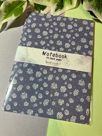 Image 2 of Handmade Purple Rose Notebook