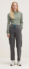 Pantalon décontracté Bellerose gris souris