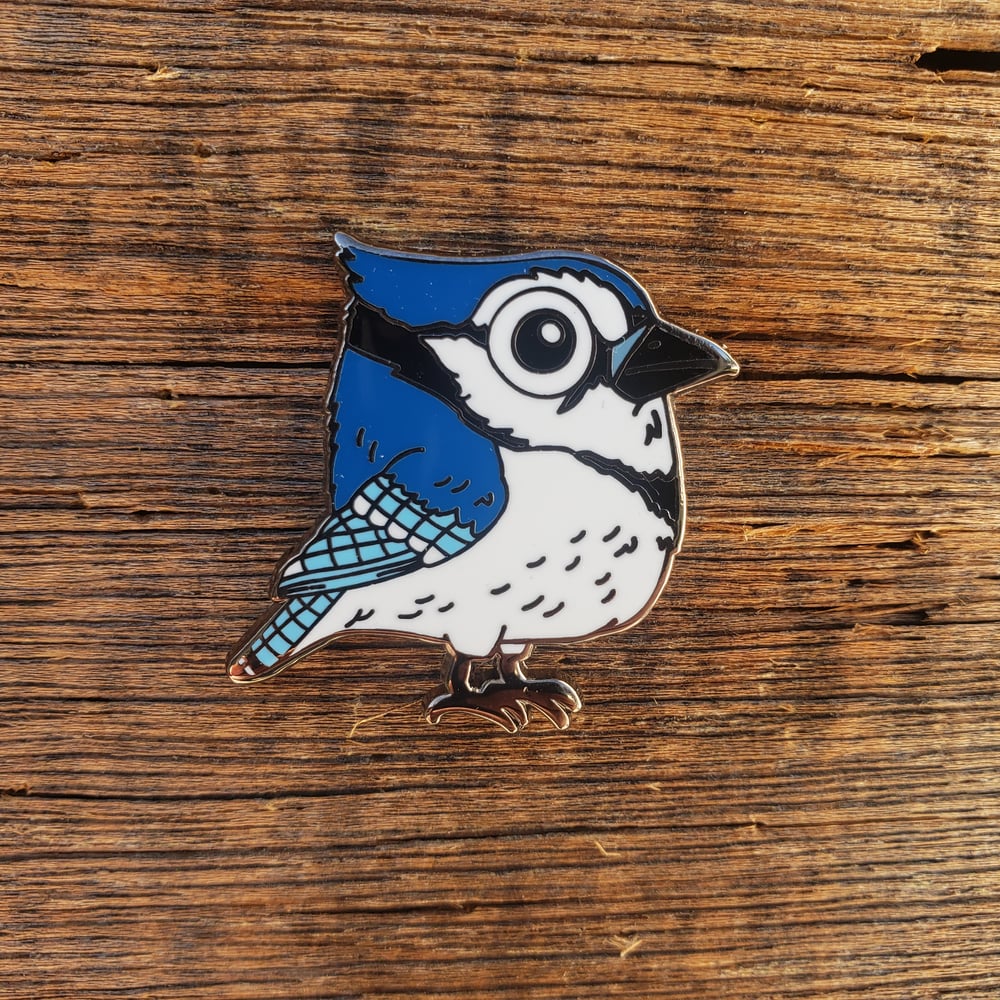 Azulejito/Blue Jay Enamel Pin