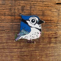 Image 1 of Azulejito/Blue Jay Enamel Pin