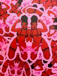 Image 1 of Loving Lacerations (4 inch sticker)