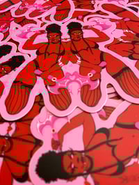 Image 2 of Loving Lacerations (4 inch sticker)