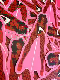 Image 2 of Laced Up (5 inch sticker)