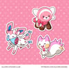 Pink Valentines Stickers