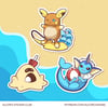 Beach Party Stickers