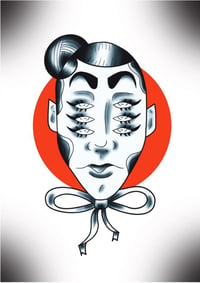6-Eyed Lady Print