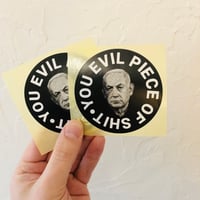 Benjamin Netanyahu you evil piece of shit sticker pack