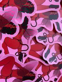 Image 2 of Tattered Cryptid (4 inch sticker)