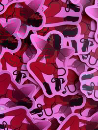 Image 1 of Tattered Cryptid (4 inch sticker)