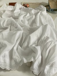 Image 2 of Beautiful White Cotton Petticoat