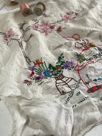 Image 2 of Very Worn Embroidered Cushion Cover 