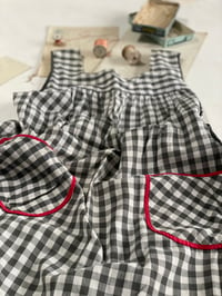 Image 1 of Beautiful Checked cotton apron/dress