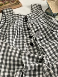 Image 2 of Beautiful Checked cotton apron/dress