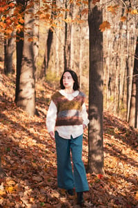 Image 4 of Dryden Vest (Limited Mohair wool in Sable colourway)