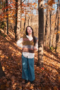 Image 5 of Dryden Vest (Limited Mohair wool in Sable colourway)