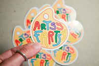 Image 1 of Artsy Fartsy Sticker